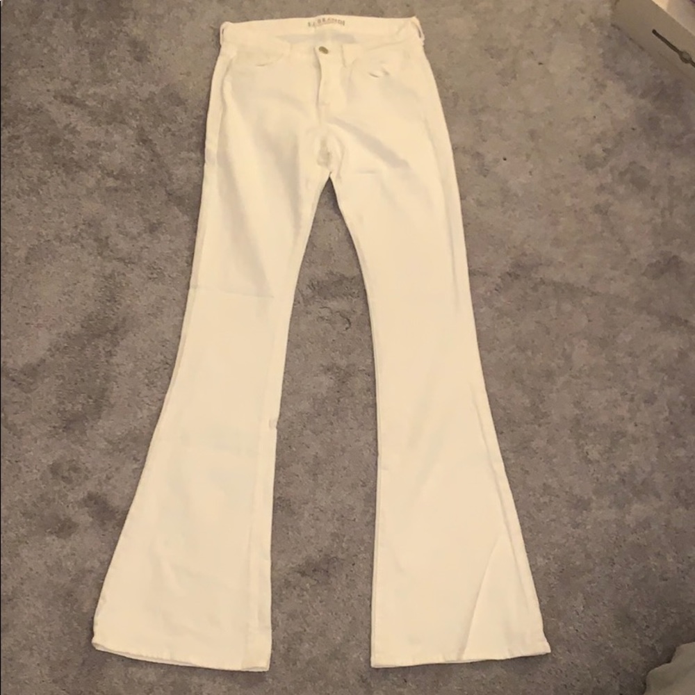 J BRAND White Bell Bottom Jeans